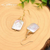 Baroque Pearl Dangle Earrings For Women Fine Jewelry GE0902A