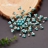 Turquoise Brooch Ladies Anniversary Jewelry