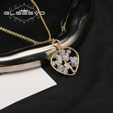 Opal Twig Cardioidary Necklace Minimalism Jewelry Bridesmaid