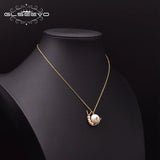 925 Silver Snails Pendant Necklace Women Wedding Jewellery