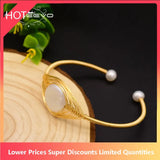 Pearl Bracelet Women Wedding Bangle GB0113