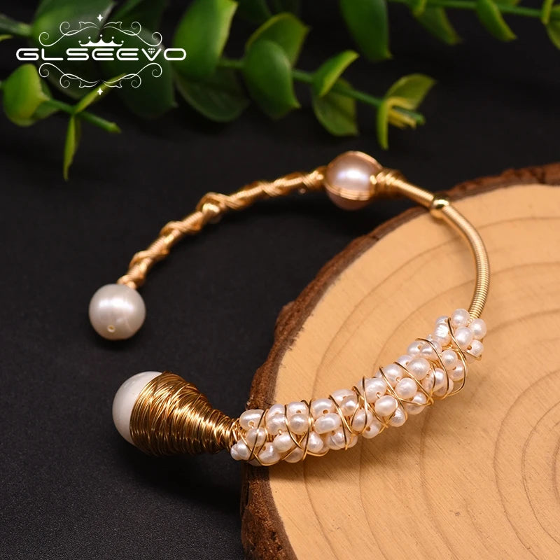 Natural Freshwater Pearl Woman Bracelet Wedding Gift