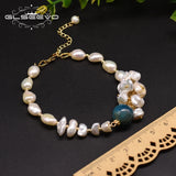 Freshwater Pearl Kyanite Bracelet Wedding Party Jewelry