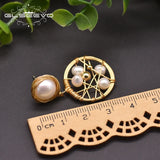 Pearl Charm Drop Earrings for Women GE0968