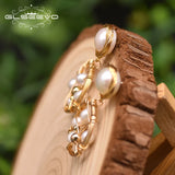 Pearl Charm Drop Earrings for Women GE0968