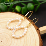GLSEEVO Fresh Water Pearl Drop Earrings GE0719