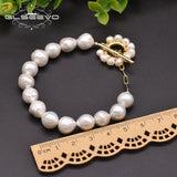 GLSEEVO Baroque Pearl Bracelet Charm Bangle Gift GB0942