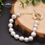 GLSEEVO Baroque Pearl Bracelet Charm Bangle Gift GB0942