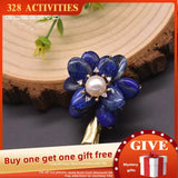 Freshwater Pearl Hairpin Couple Engagement Lapis Lazuli Jewelry