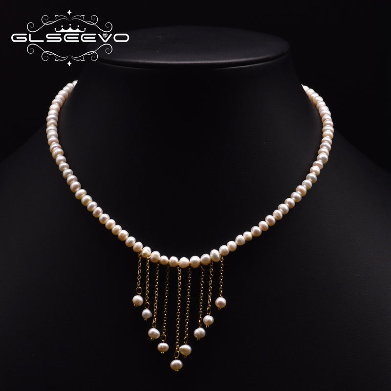 Freshwater Pearl Necklace Couple Proposal Pendant Jewelry