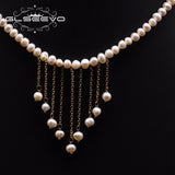 Freshwater Pearl Necklace Couple Proposal Pendant Jewelry