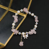 Natural Pearls Woman Adjustable Bracelet Retro Classic Jewelry