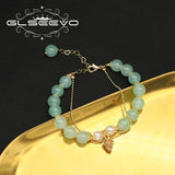 Pinecone Verdure Natural Pearls Woman Adjustable Bracelet Retro Classic