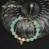 Pinecone Verdure Natural Pearls Woman Adjustable Bracelet Retro Classic