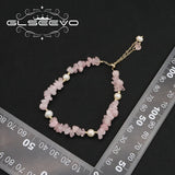Pink Crystal Tahitian Pearls Adjustable Bracelet Retro Classic Jewelry