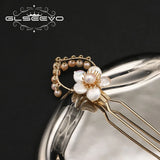 Baroque Pearl Hairpins Vintage Wedding Jewelry