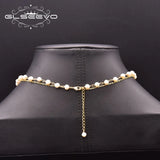 Freshwater Baroque Pearl Double-Layer Necklace Wedding Party Gift