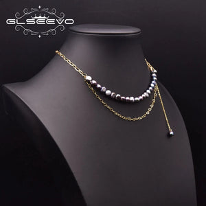 Baroque Pearl Necklace Wedding Party Jewelry Gift