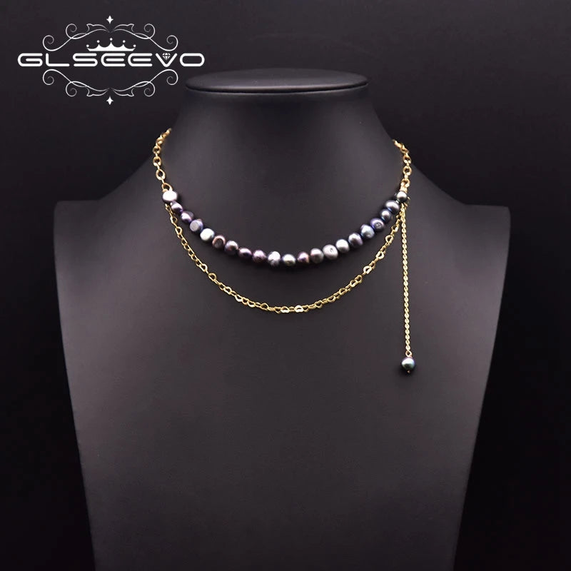Baroque Pearl Necklace Wedding Party Jewelry Gift