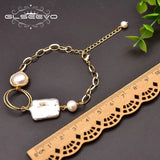 Baroque Pearl Geometric Bracelet Girl Party Gift Jewelry