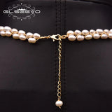 Double Freshwater Pearl Necklace for Women - Elegant Party Jewelry