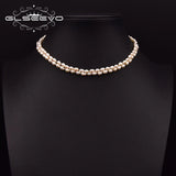 Double Freshwater Pearl Necklace for Women - Elegant Party Jewelry