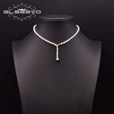 Freshwater Pearl Clavicle Necklace Birthday Jewelry GN0293