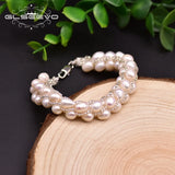 Natural Fresh Water Pearls Bracelet for Wedding Girls