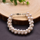 Natural Fresh Water Pearls Bracelet for Wedding Girls