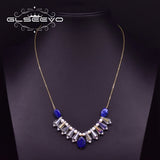Natural Pearl Crystal Pendant Necklace Lapis Lazuli Silver 925 Jewelry