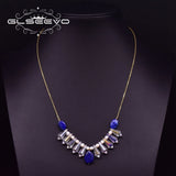 Natural Pearl Crystal Pendant Necklace Lapis Lazuli Silver 925 Jewelry