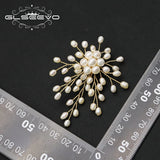 Retro Irregular Twig Natural Pearls Earrings Women Jewelry GE1188
