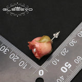 Natural Pearl Rose Earrings Romantic Charm Bridesmaid Gift