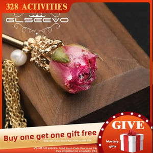 Rose Red Flowers Pearls Tassel Hairpins Women's Jewelry