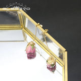 Rosebush Flowers Chain Drop Earrings Creative Women Accessories GE1189