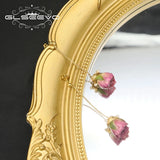 Rosebush Flowers Chain Drop Earrings Creative Women Accessories GE1189
