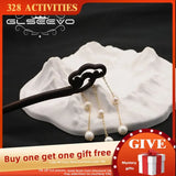 Sandalwood Freshwater Pearl Fringed Pendant Hairpin
