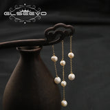 Sandalwood Freshwater Pearl Fringed Pendant Hairpin
