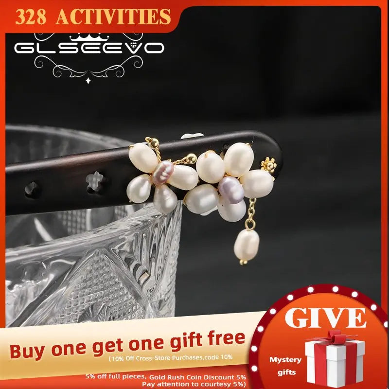 Sandalwood Pearl Butterfly Hairpins Romantic Jewelry