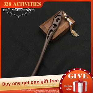 Sandalwood Pearl Fringed Hairpins Romantic Jewelry Christmas