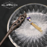 Sandalwood Pearl Fringed Hairpins Romantic Jewelry Christmas