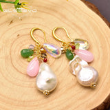 Baroque Pearl Earrings For Women GE0829