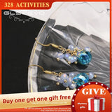 Colorful Crystal Drop Dangle Earrings Retro Jewelry GE1270