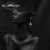 Colorful Crystal Drop Dangle Earrings Retro Jewelry GE1270