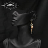 Colorful Crystal Drop Dangle Earrings