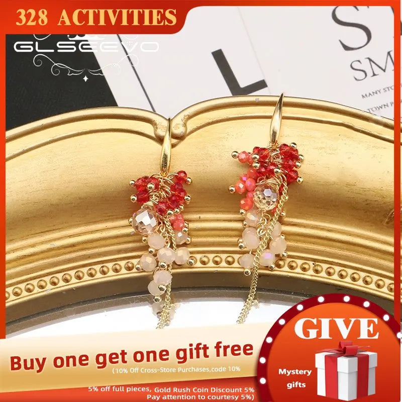 Crystal Long Chains Women's Earrings GE1271