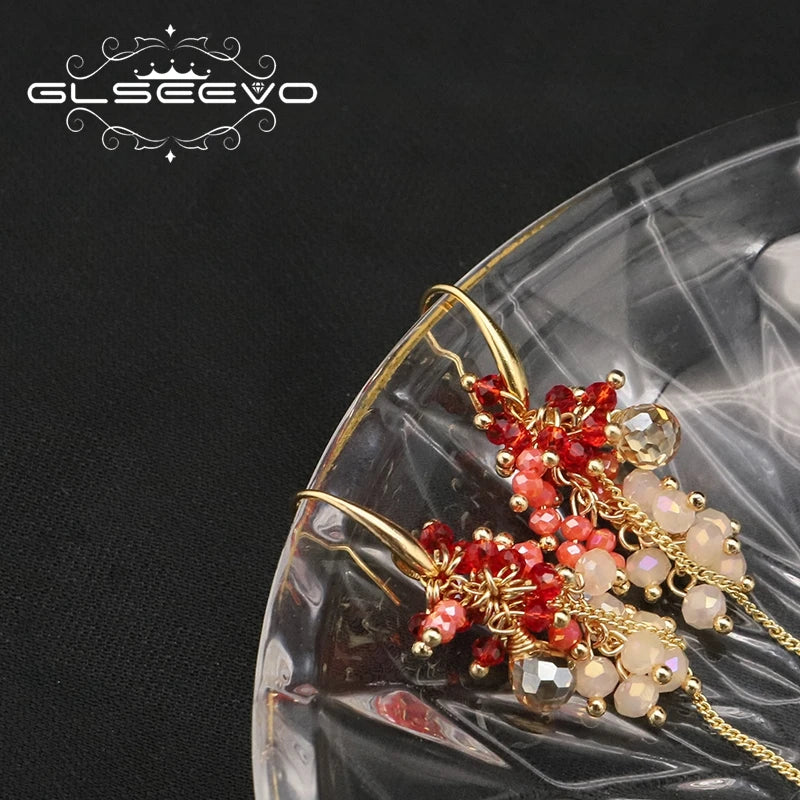 Crystal Long Chains Women's Earrings GE1271