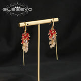 Crystal Long Chains Women's Earrings GE1271