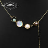 Lace Tassel Natural Pearls Necklace Fine Jewelry Anniversary