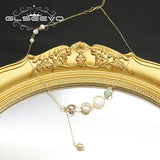 Lace Tassel Natural Pearls Necklace Fine Jewelry Anniversary